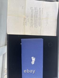 1982 Franklin Mint Automobile Emblems Sterling Silver 50 Ingots Complete Set
