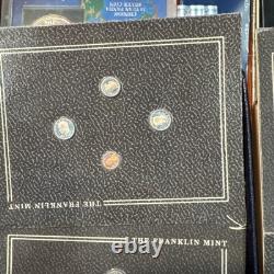 1982 Franklin Mint Miniature US Coins 58 Sterling Silver 1 Copper W Display Case
