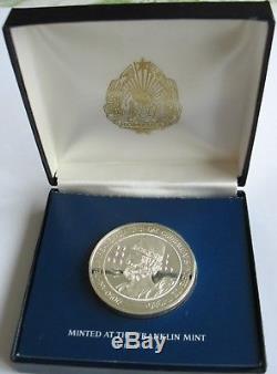 1982 Romania Silver Proof 100 LEI (Franklin Mint Box+COA)