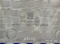1985 Franklin Mint The Treasure Coins of the Caribbean Proof Set of 25 Sterling