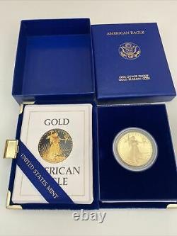 1986 American Eagle $50 1oz Gold Proof Coin