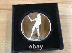 1986 Franklin Mint John the Baptist Preaching Masterpiece of Rodin 10 oz Silver