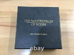 1986 Franklin Mint John the Baptist Preaching Masterpiece of Rodin 10 oz Silver