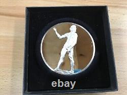 1986 Franklin Mint John the Baptist Preaching Masterpiece of Rodin 10 oz Silver