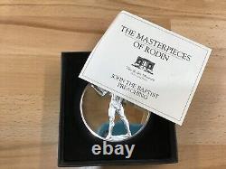 1986 Franklin Mint John the Baptist Preaching Masterpiece of Rodin 10 oz Silver