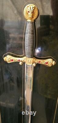 1988 Franklin Mint Excalibur Sword Ltd Edition Made in Spain Rare Collectible