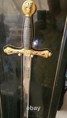 1988 Franklin Mint Excalibur Sword Ltd Edition Made in Spain Rare Collectible