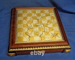 1988 Franklin Mint Gold and Silver Edition Civil War Chess Set