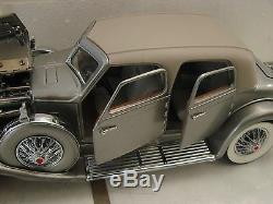 1989 Franklin Mint 124 1933 Duesenberg 20 Grand SJ Silver diecast Metal car