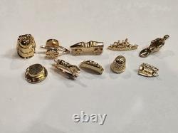 1991 Franklin Mint Monopoly Collector's Ed. Silver Houses Gold Hotels Set Of 54