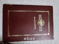1991 Franklin Mint Monopoly Collectors Edition Mahogany Wood Board Game COMPLETE