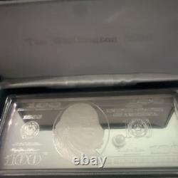 1996 Franklin Mint Beautiful 4 oz $100 Proof. 999 Silver In Case W Box And COA