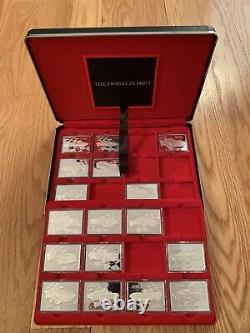 1997 Franklin Mint The Greatest Corvettes Of All Time Silver Ingots-Partial Set