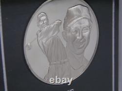 1997 Tiger Woods Franklin Mint Commemorative Medal Solid Sterling Silver Round