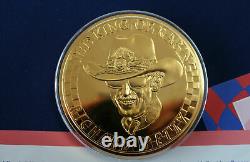 1998 Richard Petty 40th Anniversary Tribute Sterling Silver Medal Franklin Mint