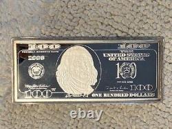 1998 Washington Mint $100.999 Silver Proof 4 Troy Oz 1998