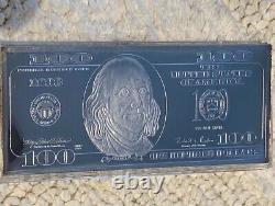 1998 Washington Mint $100.999 Silver Proof 4 Troy Oz 1998