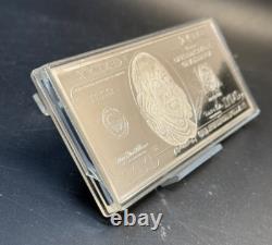 1998 Washington Mint Franklin $100 Dollar Silver Proof 4oz Bar