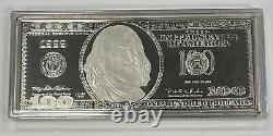 1999 $100 Franklin Quarter Pound Silver Proof