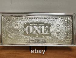 1999 Set $1- $100 Franklin Mint Currency SILVER BAR -7 Bars 4ozt each
