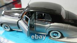 1/24 Franklin Mint 1955 Rolls Royce Silver Cloud I Black Silver Old Stock