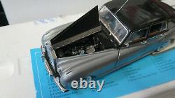 1/24 Franklin Mint 1955 Rolls Royce Silver Cloud I Black Silver Old Stock