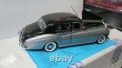 1/24 Franklin Mint 1955 Rolls Royce Silver Cloud I Black Silver Old Stock