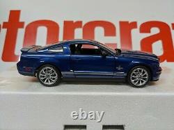 1/24 Franklin Mint 2008 Ford Mustang GT500 Blue Silver KR BNIB BRAND NEW