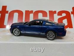 1/24 Franklin Mint 2008 Ford Mustang GT500 Blue Silver KR BNIB BRAND NEW