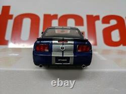 1/24 Franklin Mint 2008 Ford Mustang GT500 Blue Silver KR BNIB BRAND NEW