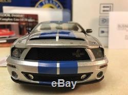1/24 Franklin Mint Silver Blue Stripes 2008 Shelby Mustang GT 500KR B11E906 #164