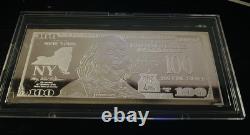 1 Oz. 999 Silver $100 2017 Franklin mint 100.00Dollar State Bill NY Sealed MINT