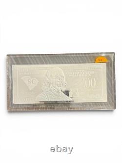 1 Oz. 999 Silver $100 2017 Franklin mint 100.00 Dollar State Bill South Carolina