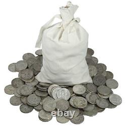 1 Troy Pound Lb Bag 90% Silver Franklin Halves Coins U. S. Minted Pre 1965 Lot