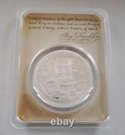 1 oz Silver in TEP Founders of Liberty Franklin Free Speech OG package