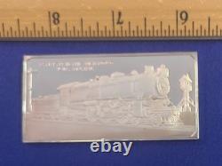 1st Ed Proof Franklin Mint Locomotive 2 oz Silver Penn K4S Pacific 1914 @melt