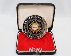 2000 The Franklin Mint Sterling Silver Annual Calendar, 7.46 Oz