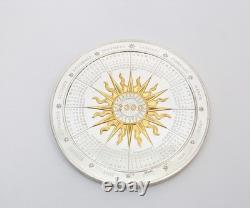 2000 The Franklin Mint Sterling Silver Annual Calendar, 7.46 Oz