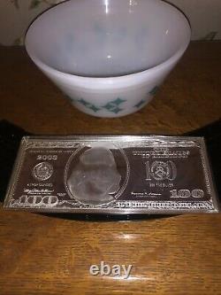 2003 Benjamin Franklin $100 Dollar Bill 4 Troy Ounces. 999 Fine Silver Bar Nice