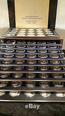 200 41gr. Sterling Silver Medalian Bi-Centential Franklin Mint Set 248 OZ ASW