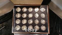 200 41gr. Sterling Silver Medalian Bi-Centential Franklin Mint Set 248 OZ ASW