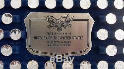 200 pc Solid Sterling Silver History of the US Mini-Coin Set from Franklin Mint