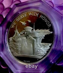 200th Anniversary Of US Navy PROOF SILVER. 925 / John Paul Jones-Franklin Mint
