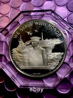 200th Anniversary Of US Navy PROOF SILVER. 925 / John Paul Jones-Franklin Mint