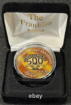 2011 Silver Eagle Colorized Indianapolis 500 100th Anniversary Franklin Mint
