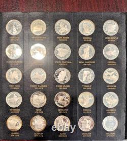 22.5 oz Pure Silver Weight. Franklin Mint 50-Coin Set. VINTAGE