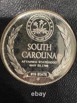 22.5 oz Pure Silver Weight. Franklin Mint 50-Coin Set. VINTAGE
