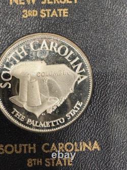 22.5 oz Pure Silver Weight. Franklin Mint 50-Coin Set. VINTAGE