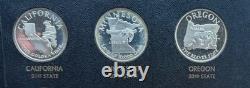 22.5 oz Pure Silver Weight. Franklin Mint 50-Coin Set. VINTAGE