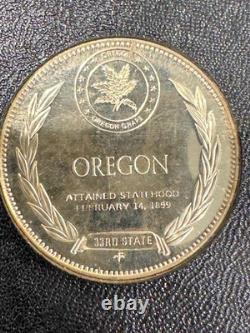 22.5 oz Pure Silver Weight. Franklin Mint 50-Coin Set. VINTAGE